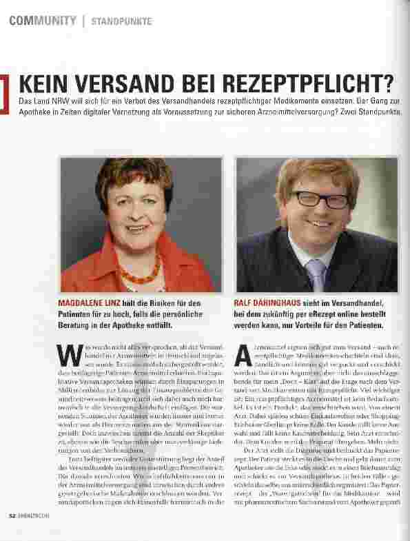 Vorschauseite 1: KEIN VERSAND BEI REZEPTPFLICHT?