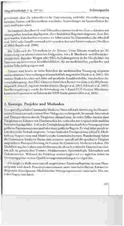 Vorschauseite 6: Community Medicine Nurses -Arztunterstützung in ländlichen Regionen