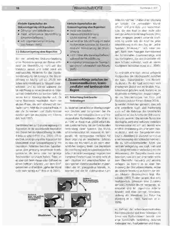 Vorschauseite 4: Mögliche Dysfunktionen des Kiefergelenks - Darstellung funktioneller Zusammenhänge und Vernetzungen