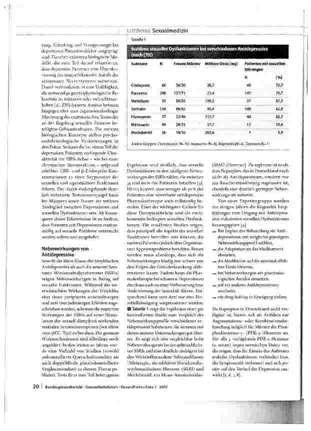Vorschauseite 2: Sexualität und Pharmakotherapie