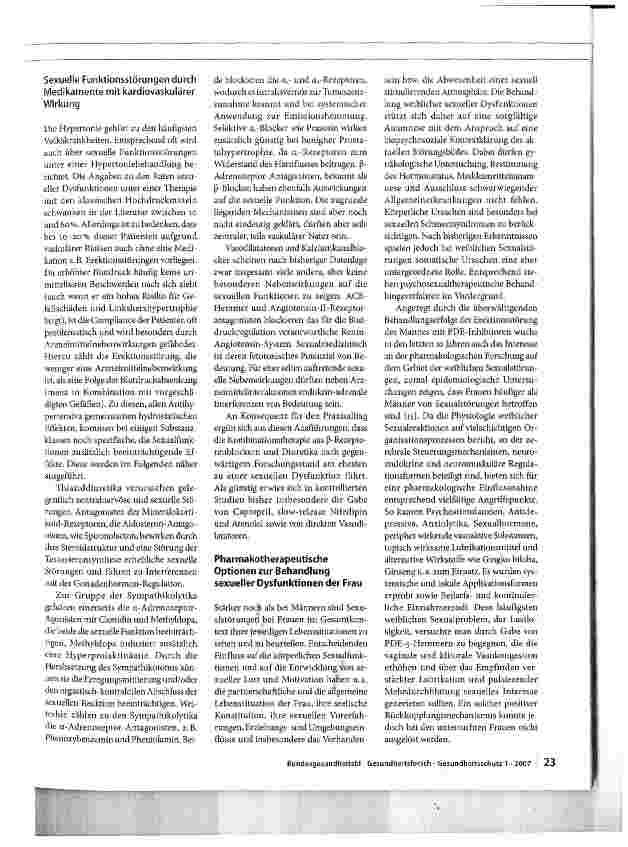 Vorschauseite 5: Sexualität und Pharmakotherapie