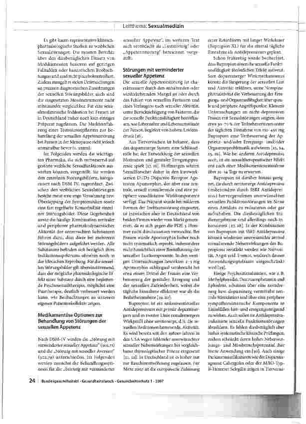 Vorschauseite 6: Sexualität und Pharmakotherapie