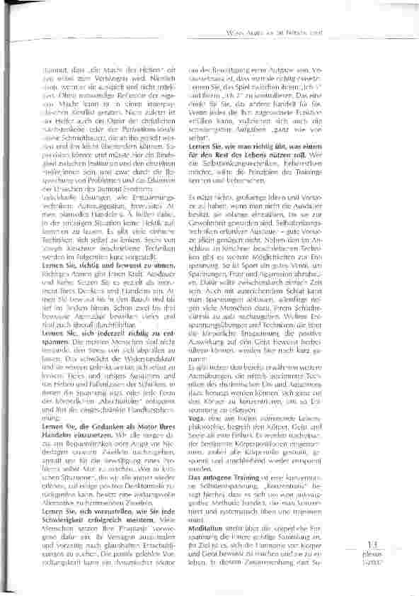 Vorschauseite 3: WENN ARBEIT AN DIE NERVEN GEHT