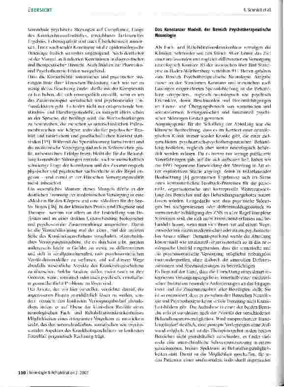 Vorschauseite 2: Vom entweder-oder zum sowohl als auch: Die integrierte Versorgung komorbider neurologischer und funktionell psychischer Störungen im neurologischen Fachund Rehabilitationskrankenh…
