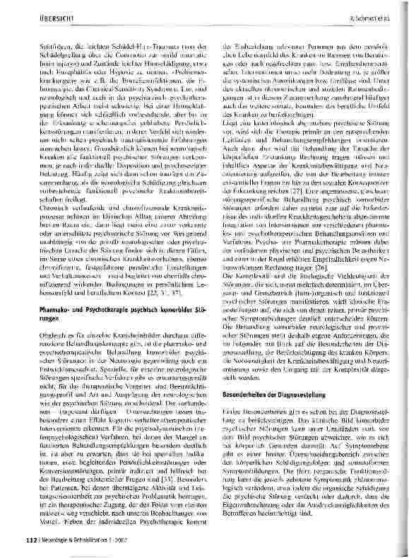 Vorschauseite 4: Vom entweder-oder zum sowohl als auch: Die integrierte Versorgung komorbider neurologischer und funktionell psychischer Störungen im neurologischen Fachund Rehabilitationskrankenh…