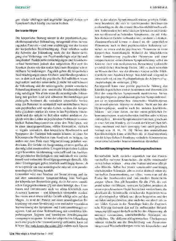 Vorschauseite 6: Vom entweder-oder zum sowohl als auch: Die integrierte Versorgung komorbider neurologischer und funktionell psychischer Störungen im neurologischen Fachund Rehabilitationskrankenh…