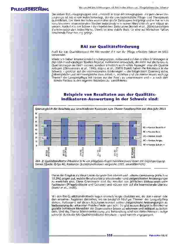 Vorschauseite 4: Erfahrungen mit RAI in den Altersund Pflegeheimen der Schweiz