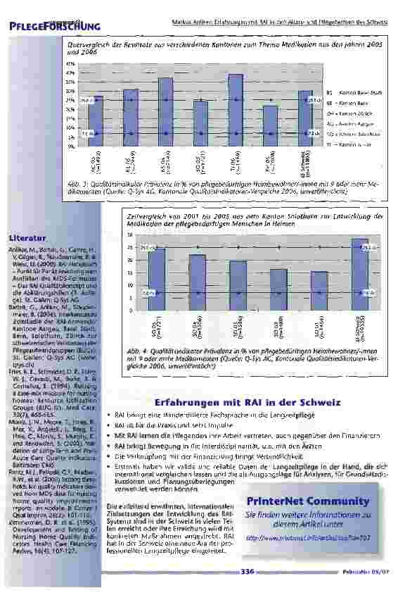 Vorschauseite 5: Erfahrungen mit RAI in den Altersund Pflegeheimen der Schweiz