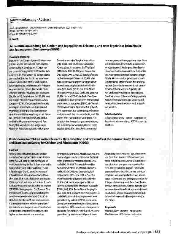 Vorschauseite 3: Arzneimittelanwendung bei Kindern und Jugendlichen