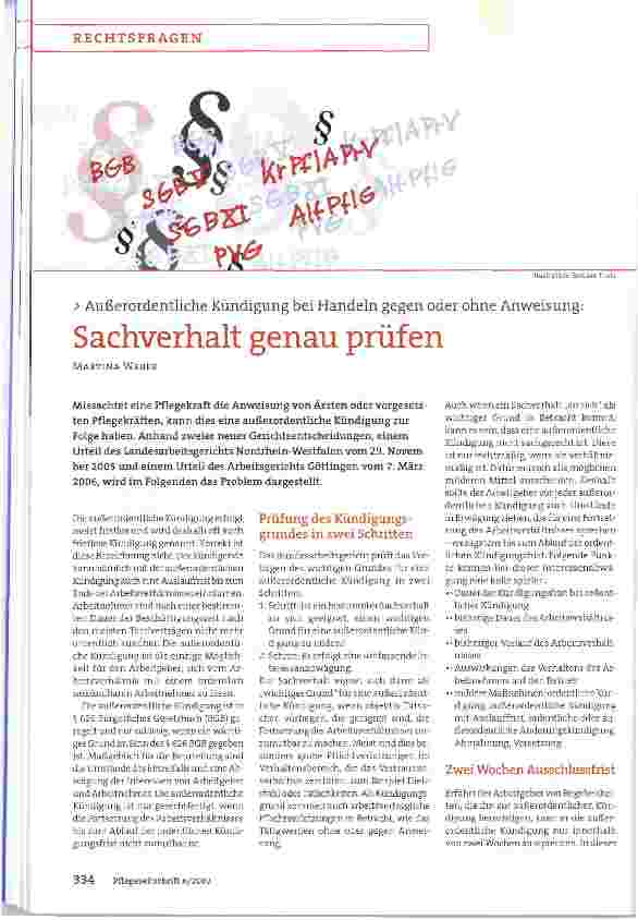 Vorschauseite 1: Sachverhalt genau prüfen