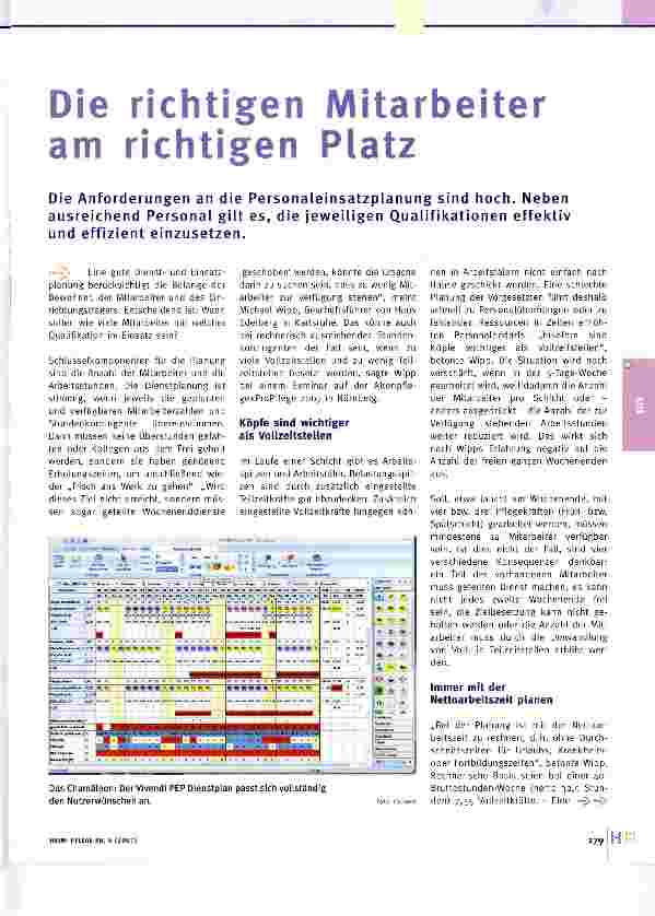 Vorschauseite 1: Die richtigen Mitarbeiter am richtigen Platz