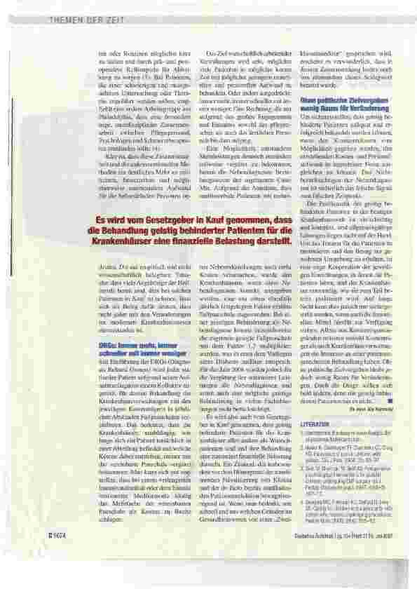 Vorschauseite 2: Alles andere als Wunschpatienten
