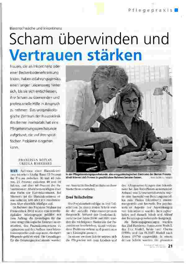 Vorschauseite 1: Scham überwinden und Vertrauen stärken
