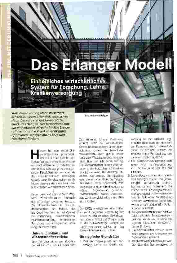 Vorschauseite 1: Das Erlanger Modell