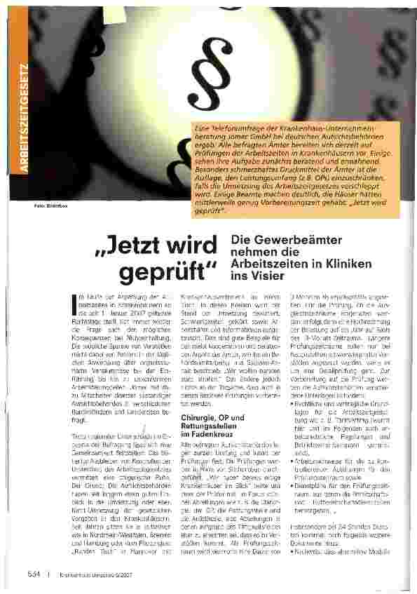 Vorschauseite 1: Jetzt wird geprüft