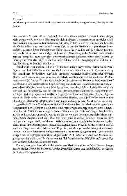 Vorschauseite 2: Medizin im Umbruch