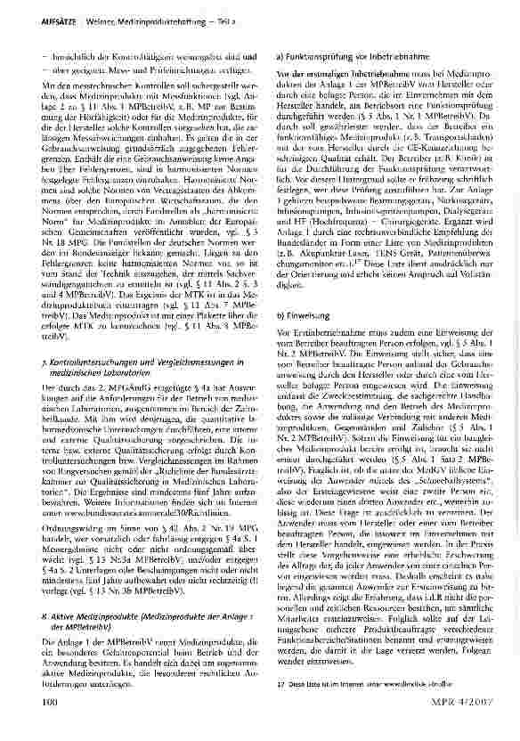 Vorschauseite 5: Medizinproduktehaftung