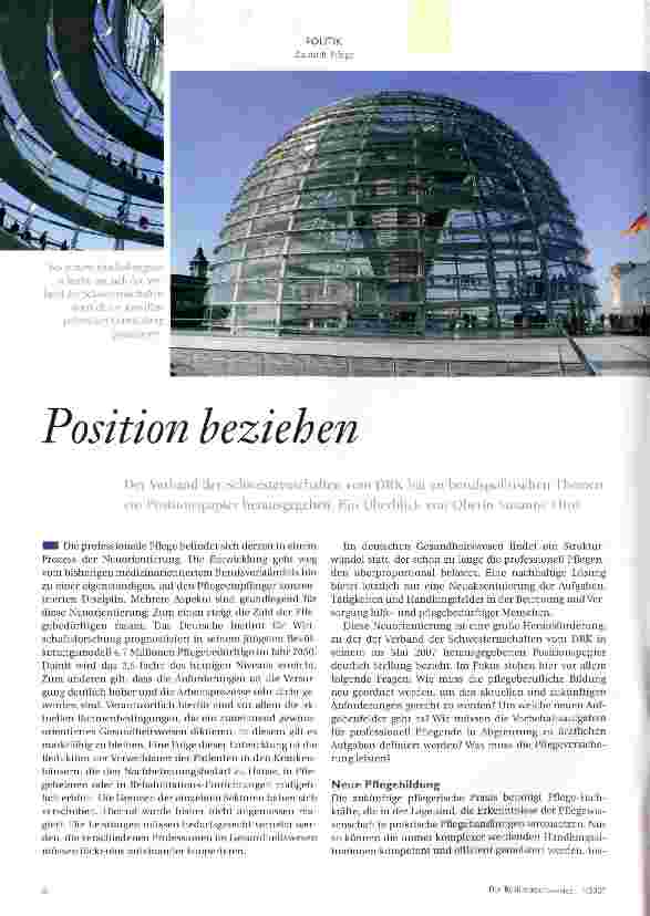Vorschauseite 1: Position beziehen