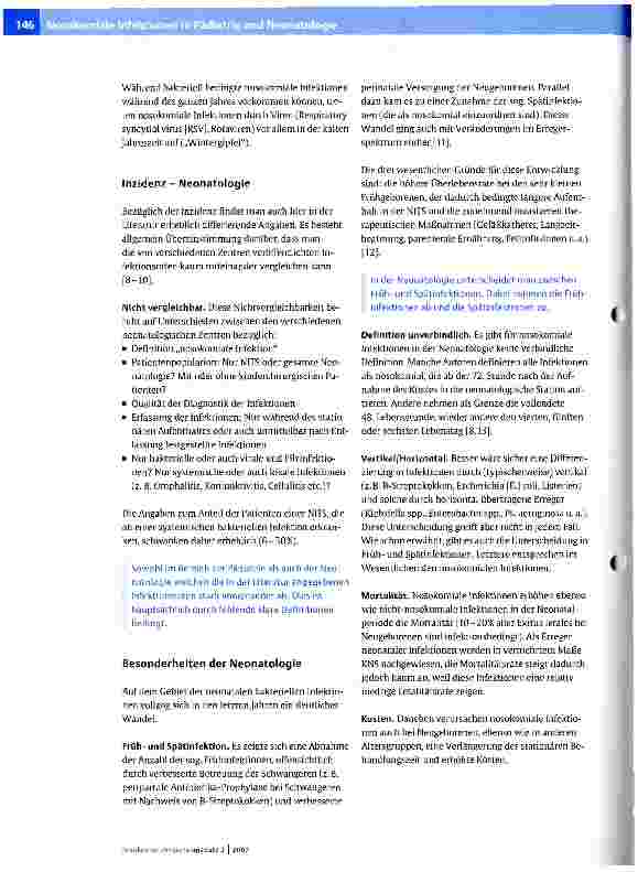 Vorschauseite 2: Nosokomiale Infektionen in Pädiatrie und Neonatologie