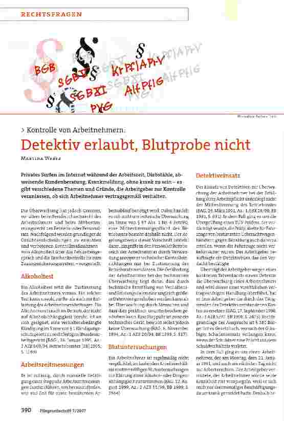 Vorschauseite 1: Detektiv erlaubt, Blutprobe nicht