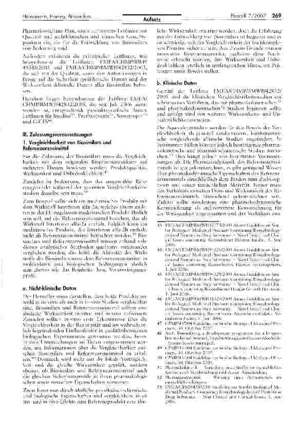 Vorschauseite 5: Biosimilars - ein Markt der Zukunft?