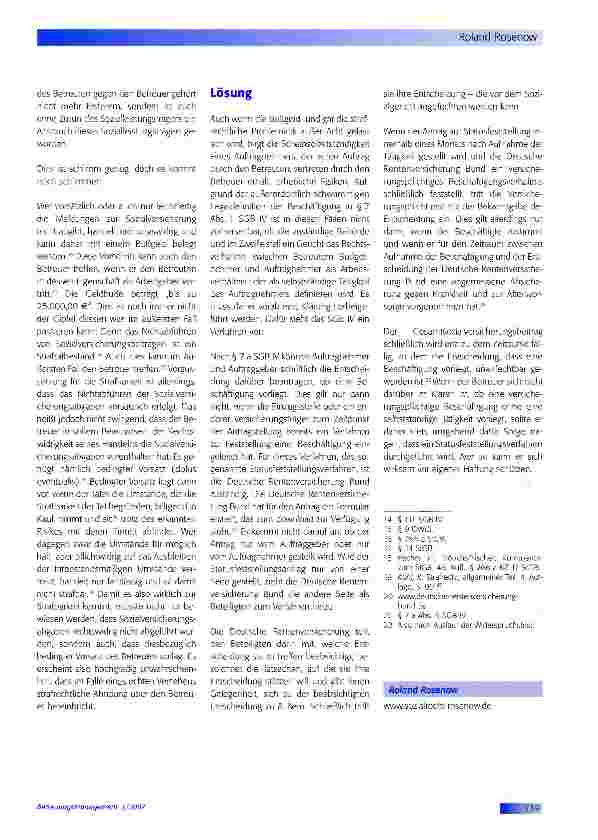 Vorschauseite 4: Haftungsfalle Scheinselbstständigkeit