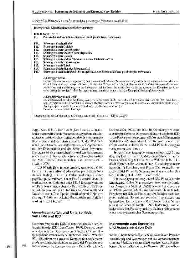Vorschauseite 5: Screening, Assessment und Diagnostik von Delirien