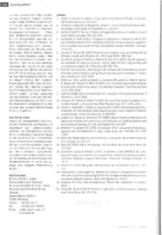 Vorschauseite 4: Dreidimensionale Dokumentation der Wundheilung nach unterschiedlichen Behandlungsverfahren beiDefektwunden