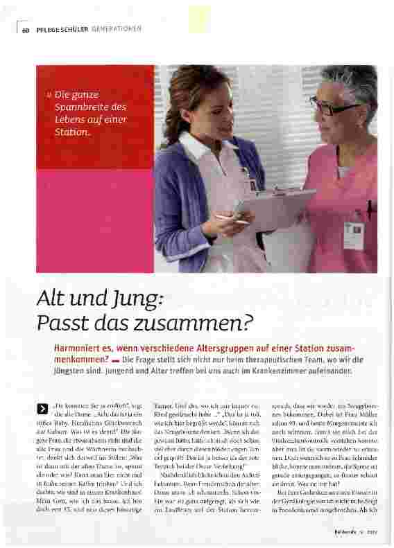 Vorschauseite 1: Alt und Jung: Passt das zusammen?