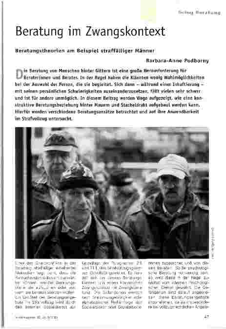 Vorschauseite 1: Beratung im Zwangskontext