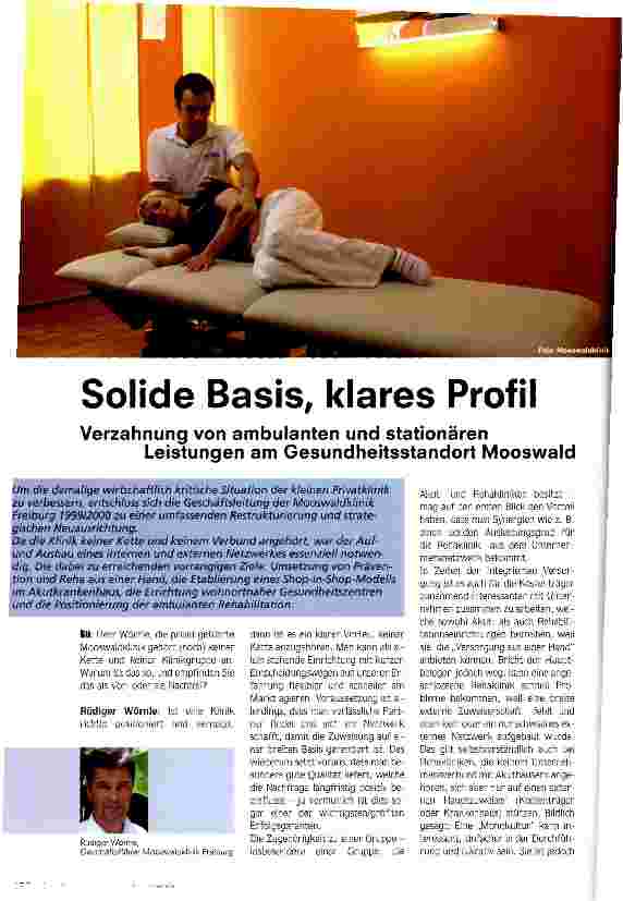 Vorschauseite 1: Solide Basis, klares Profil