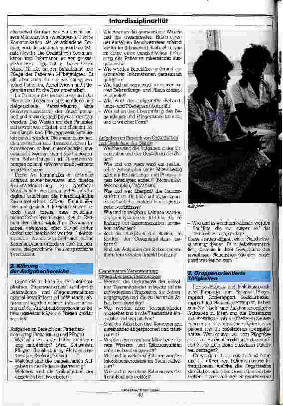 Vorschauseite 3: Wissen und Können austauschen und gewichten Aspekte der interdisziplinären Zusammenarbeit