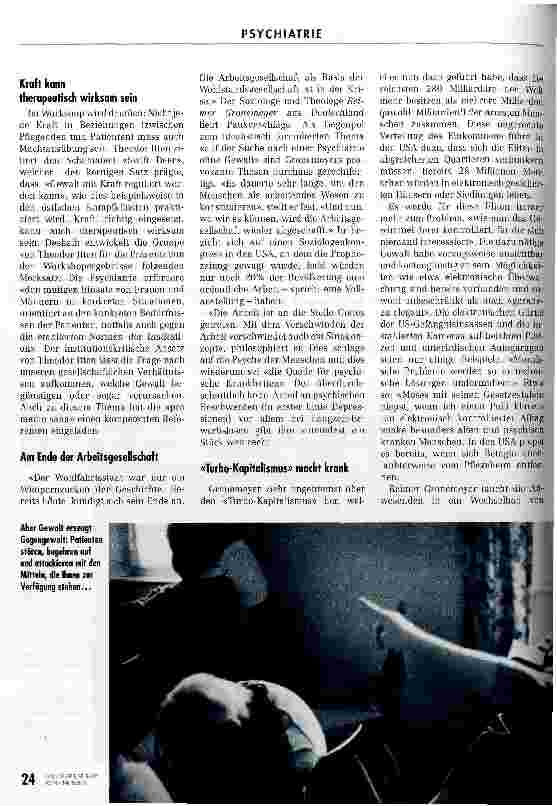 Vorschauseite 5: Psychiatrie ohne Gewalt - eine Illusion