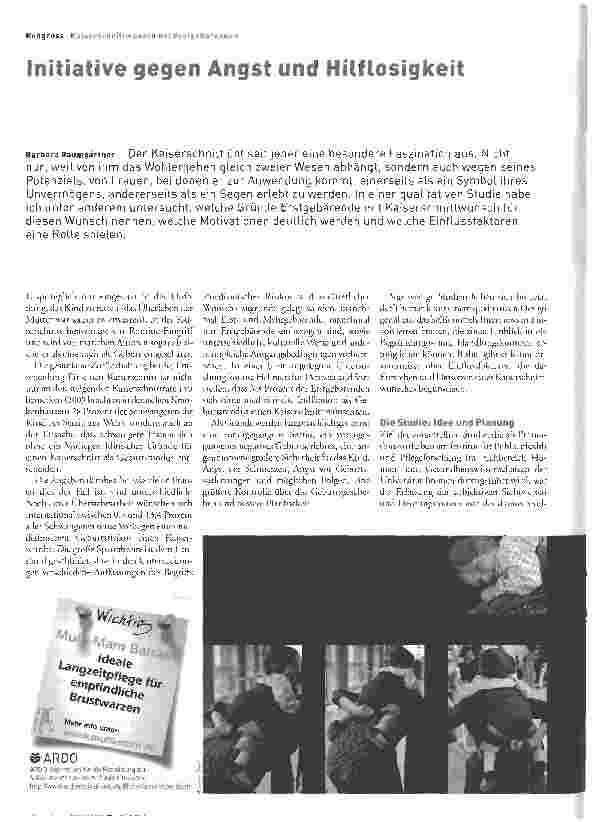 Vorschauseite 1: Initiative gegen Angst und Hilflosigkeit