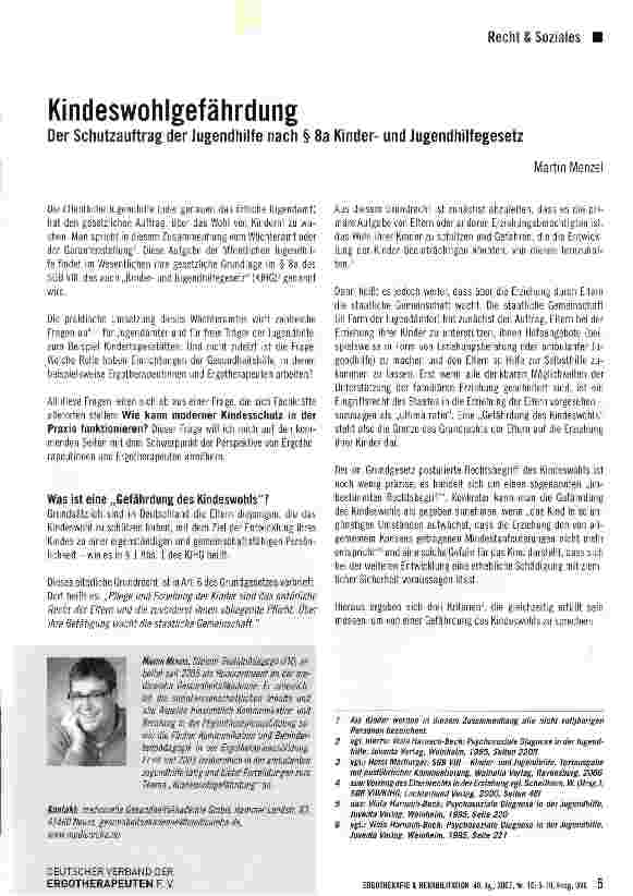 Vorschauseite 1: Kindeswohlgefährdung
