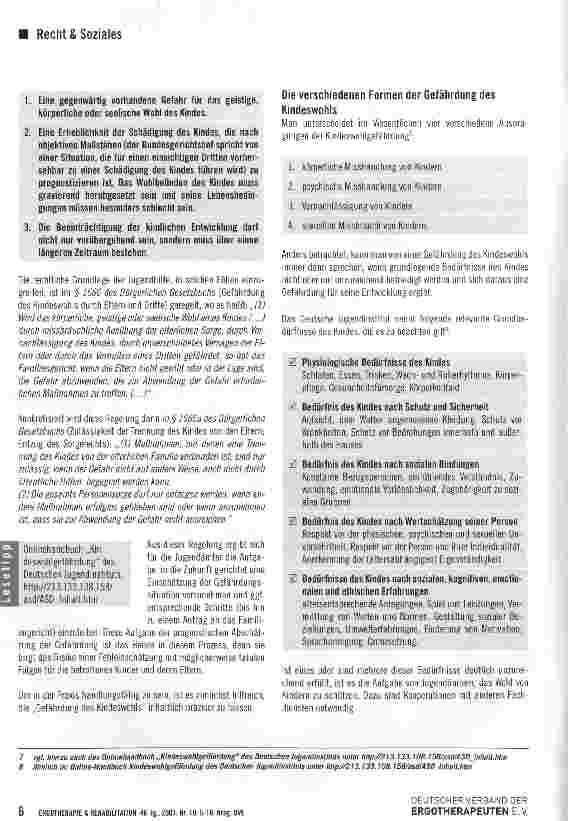Vorschauseite 2: Kindeswohlgefährdung