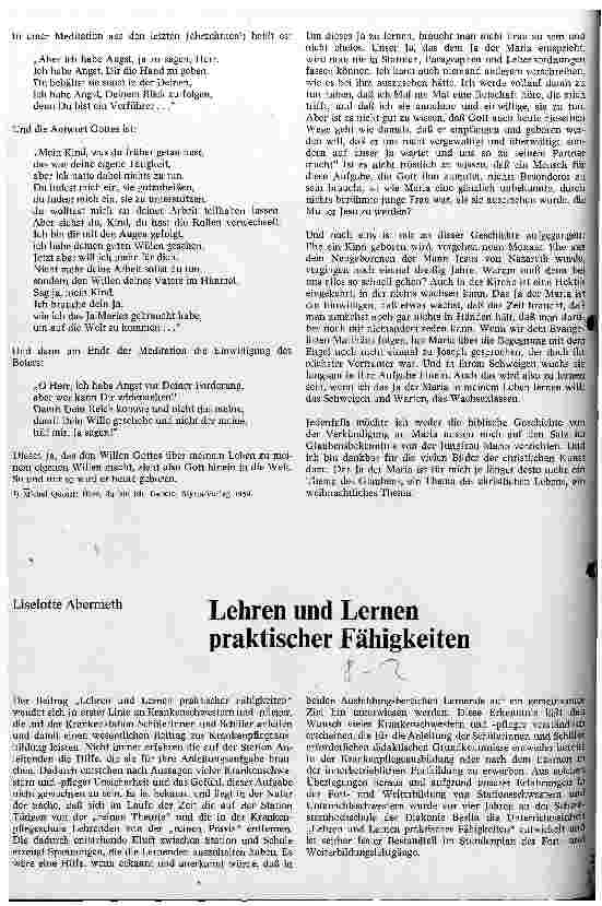 Vorschauseite 1: Lehren und Lernen praktischer Fähigkeiten