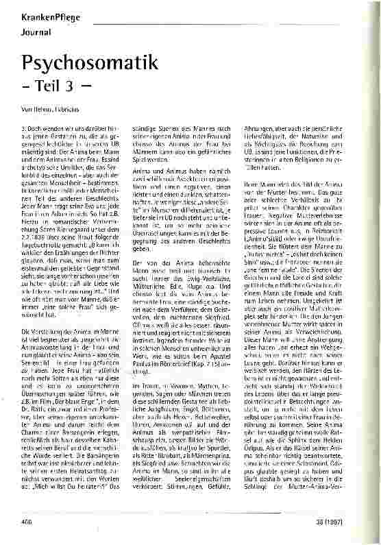 Vorschauseite 1: Psychosomatik Teil 3