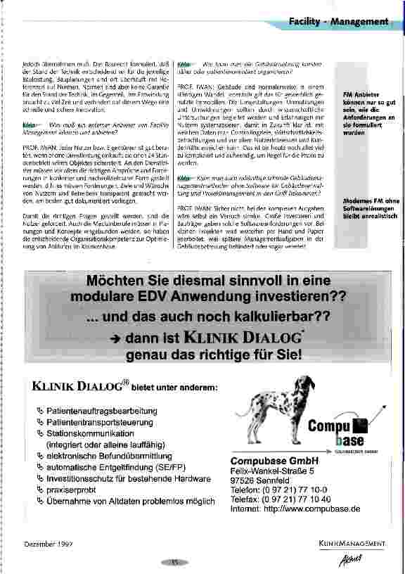 Vorschauseite 2: FM = Gebäude und Installation für den Kunden handhabbar machen...
