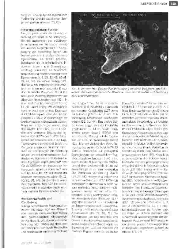 Vorschauseite 3: Effektormoleküle der angeborenen Immunabwehr -neue Therapieoptionen für die Behandlung diabetischer Wunden?