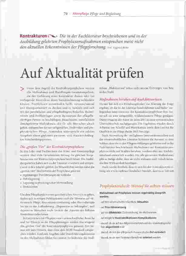 Vorschauseite 1: Auf Aktualität prüfen
