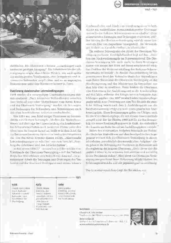 Vorschauseite 2: Ein Jahrhundert Standesgemeinschaft Teil 2: Vom Ende des 2. Weltkrieges bis in die 197oer-Jahre