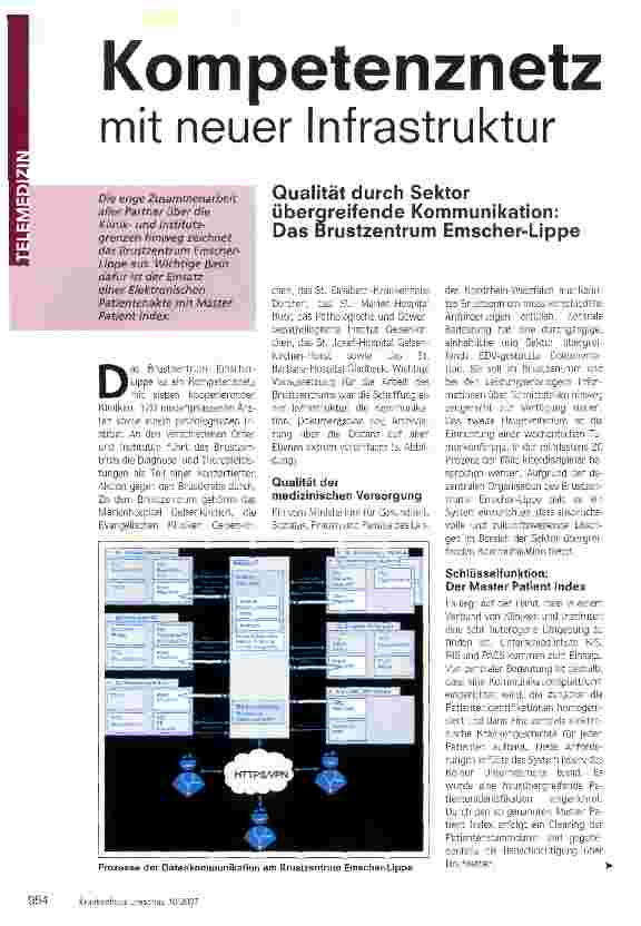 Vorschauseite 1: Kompetenznetz mit neuer Infrastruktur