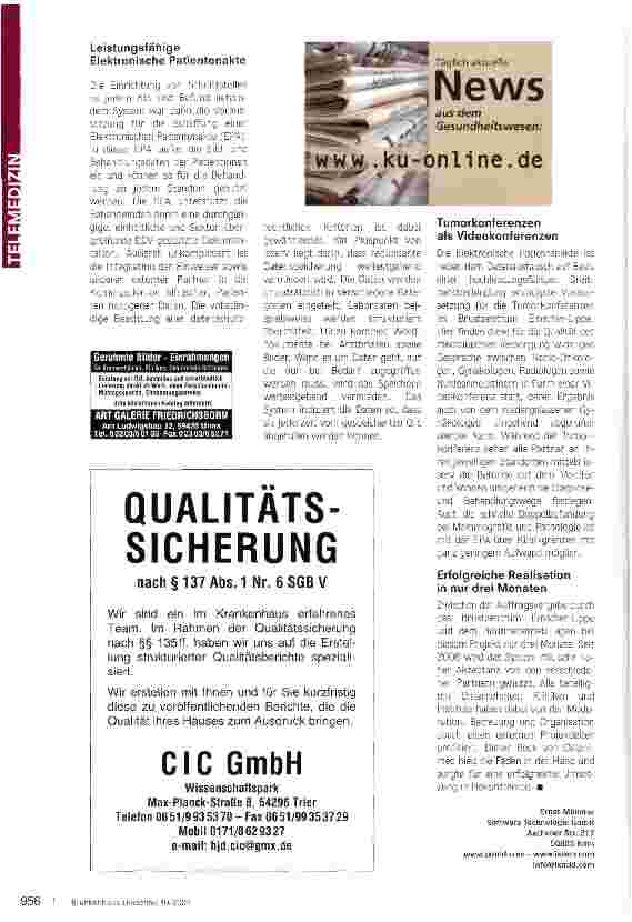 Vorschauseite 2: Kompetenznetz mit neuer Infrastruktur