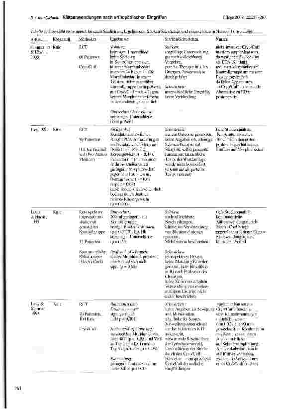 Vorschauseite 4: Evidenz-basierte Pflege am Beispiel von Kälteanwendungen nach ausgewählten orthopädischen Eingriffen eine Literaturstudie