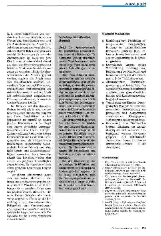 Vorschauseite 4: Alternde Belegschaften