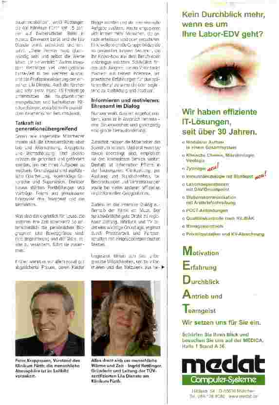 Vorschauseite 2: Brücke zwischen Klinik und Zuhause