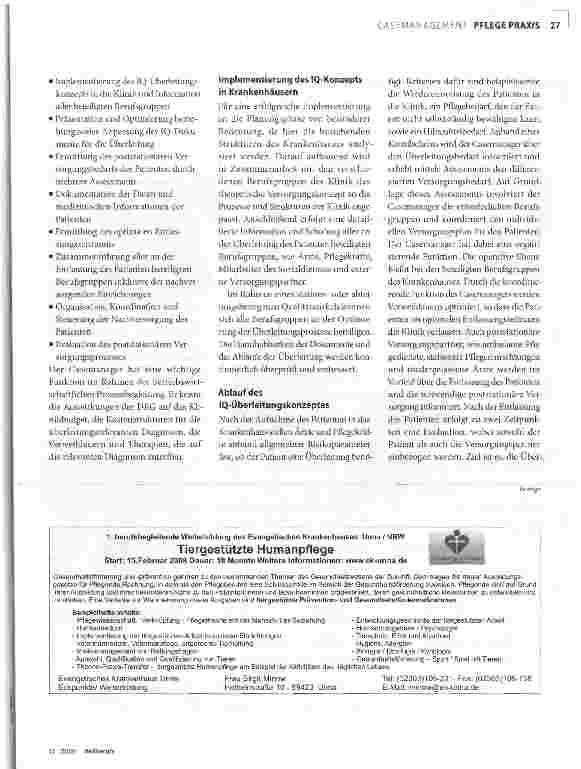 Vorschauseite 2: Überleitungsprozesse optimieren