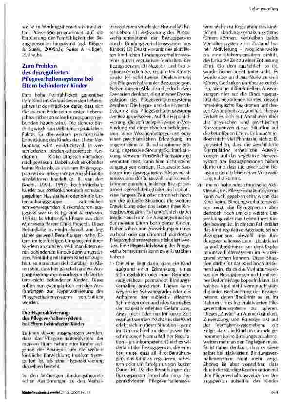Vorschauseite 4: Eltern behinderter Kinder