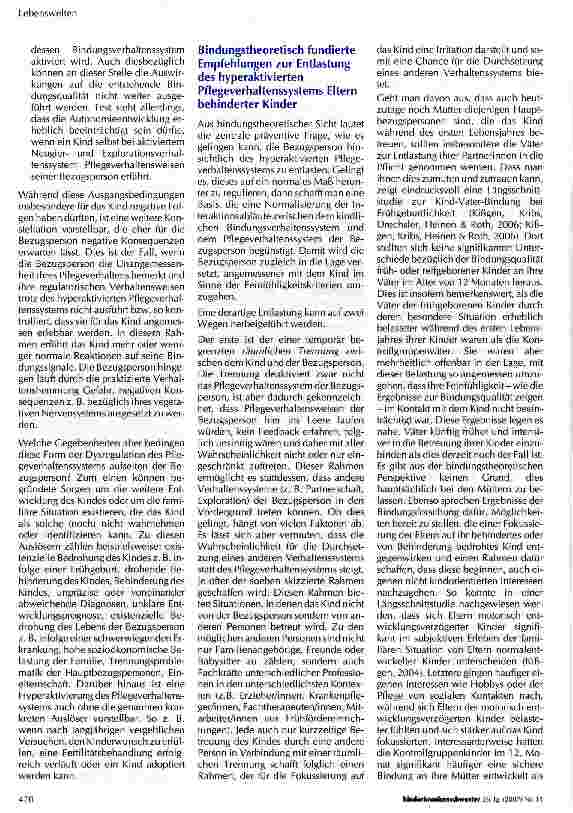Vorschauseite 5: Eltern behinderter Kinder